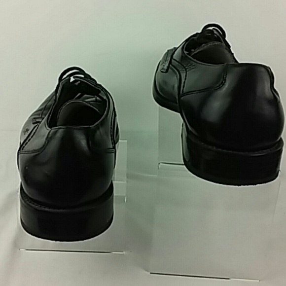 Stacy Adams Mens Loafer Size 9 Black Lace Up - Picture 4 of 7